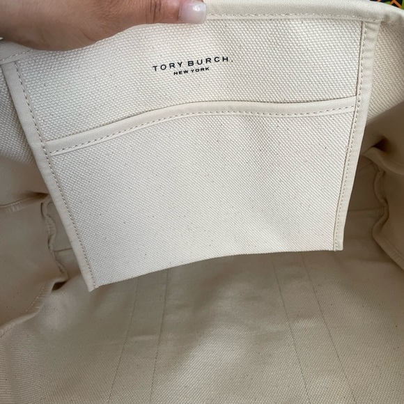 New✨ tory burch canvas large tote shoulder bag 156476 - Picture 8 of 14